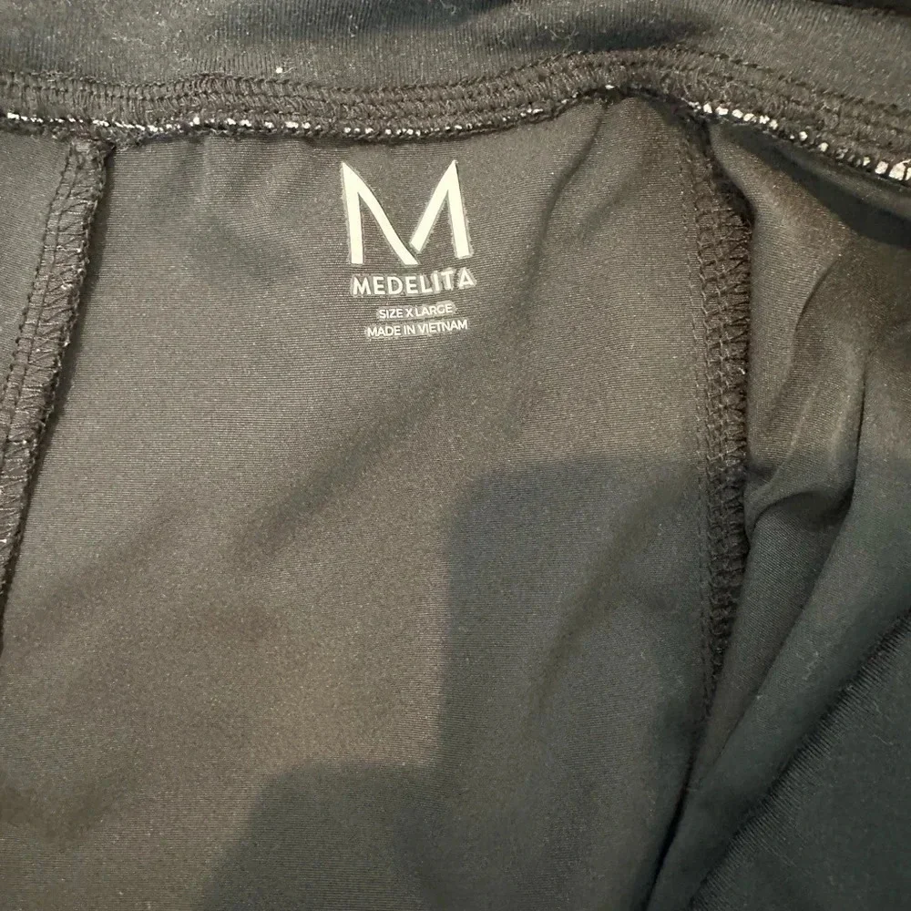 Medelita Men's Black Scrub Pants XL Premium Stretch Performance